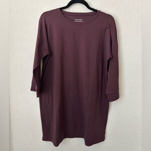 Eileen Fisher CottonCrew Neck Dress/Tunic Size Small